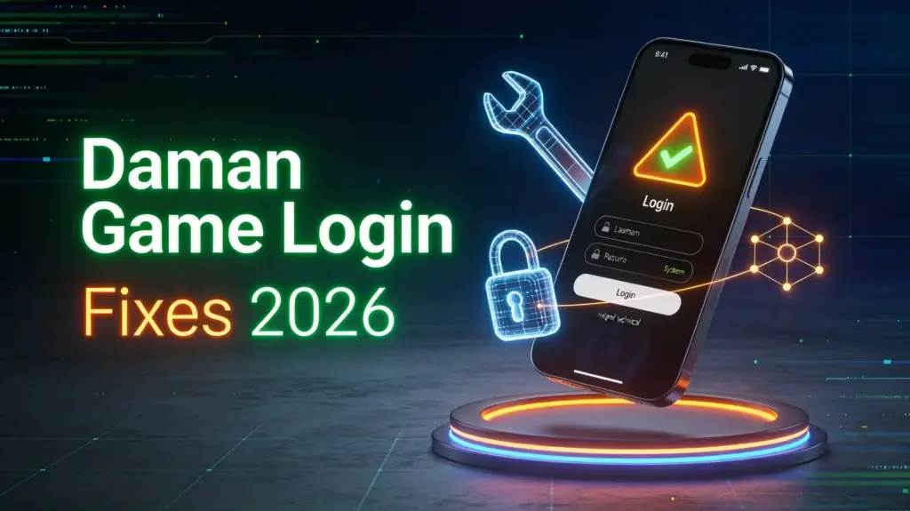 Daman game login problem fixes
